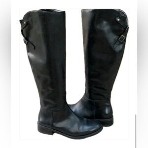 Vince Camuto Women’s Black Leather Kadia Boots 8.5M